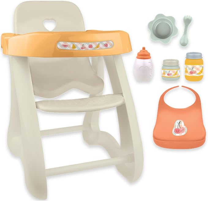 JC Toys - for Keeps Playtime! | Baby Doll High Chair 17" | 2| Earth