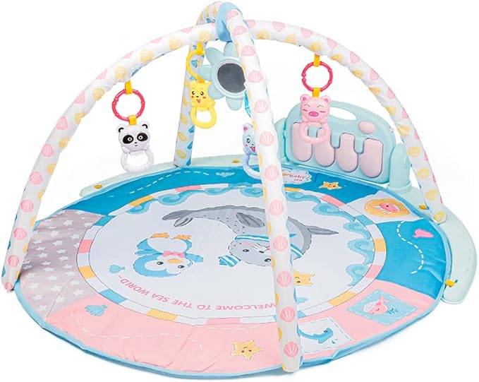 Toddler Baby Play Gym Mat Tummy Time Activity Mat Baby