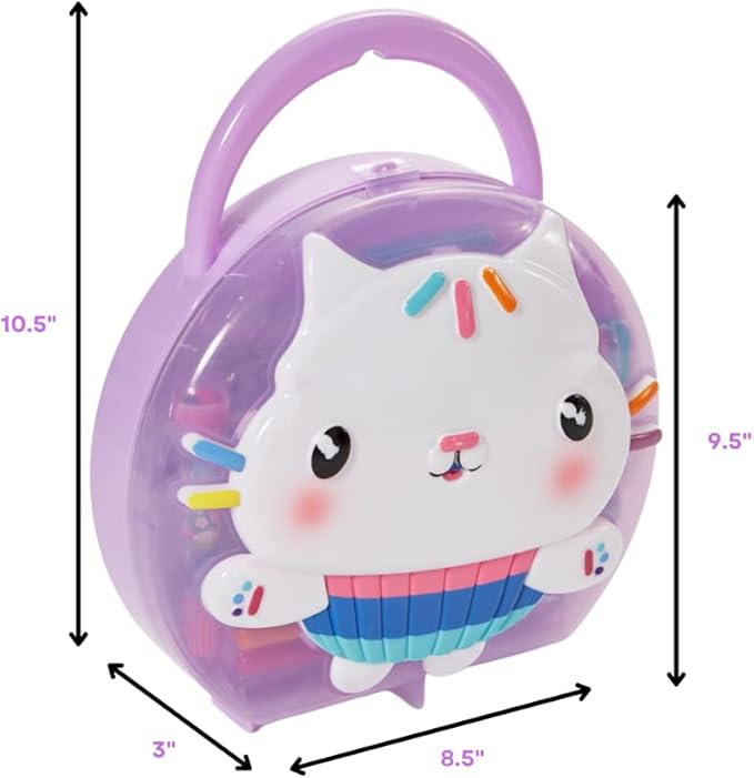 Gabby’s Dollhouse Coloring & Sticker Activity Set for Kids with Travel Carrying Case