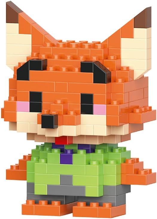Micro Mini Building Blocks Anime Character Set (500+ Pieces), Ages +14 (3 Pack) 18)