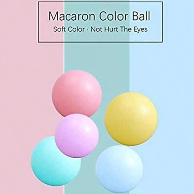 MoonxHome Ball Pit Balls for Toddlers, BPA Free Crush Proof Plastic Toy Balls for Ball Pit 2.15 Inch 100…