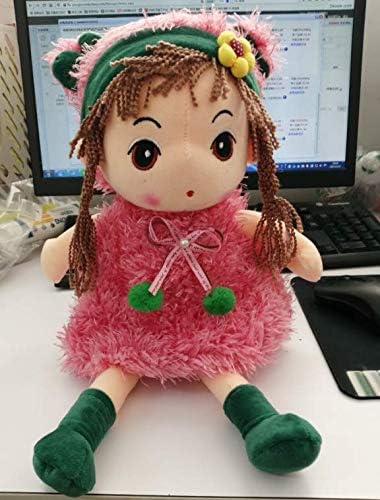 Plush Baby Doll Girl with Clothes, 17.7 Sweetheart Rag Doll Cozy Cuddle Soft Baby Doll for Kids Babies