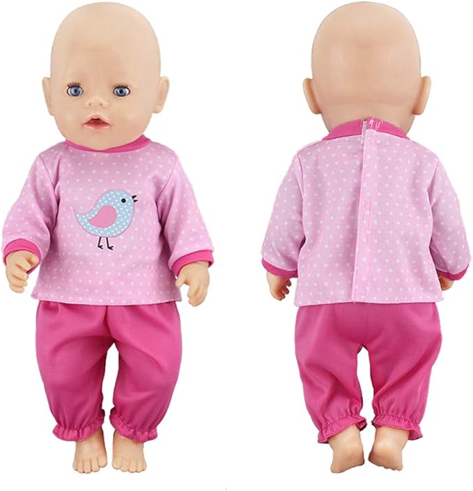 SOTOGO 20 Pieces Baby Doll Care Set Doll Feeding and