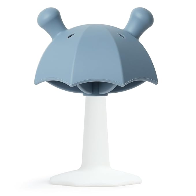 Umbrella Baby Teether with Suction Base, Keeping Babys Busy 0-6 Months, 6-12 Months 12-24 Months,