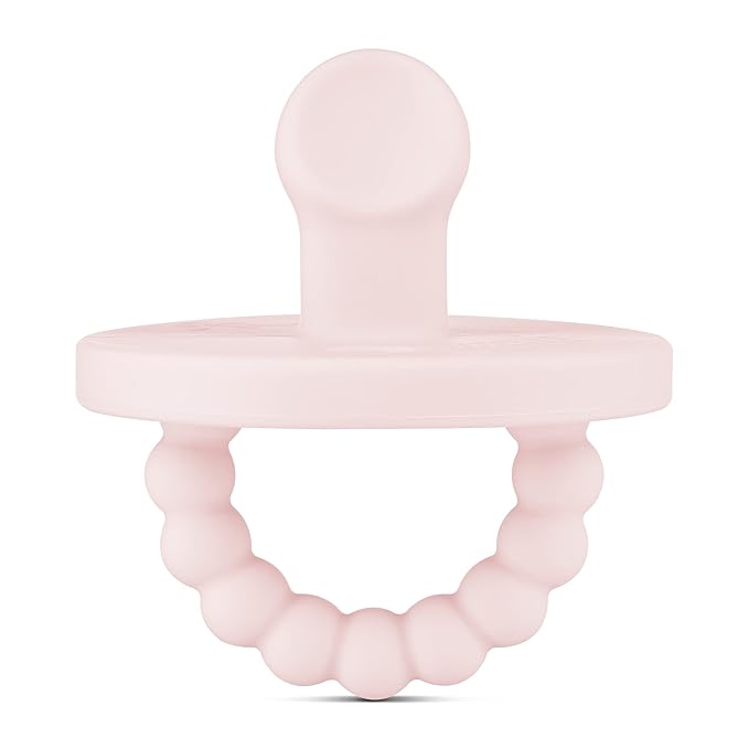 Ryan & Rose Cutie PAT Pacifier Teether (Slant, Pink)