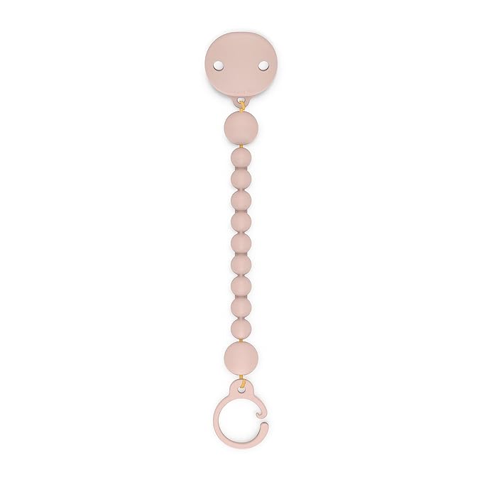 Suavinex Color Essence Silicone Baby Pacifier Clip, Single Piece 100% Soft Silicone Chain
