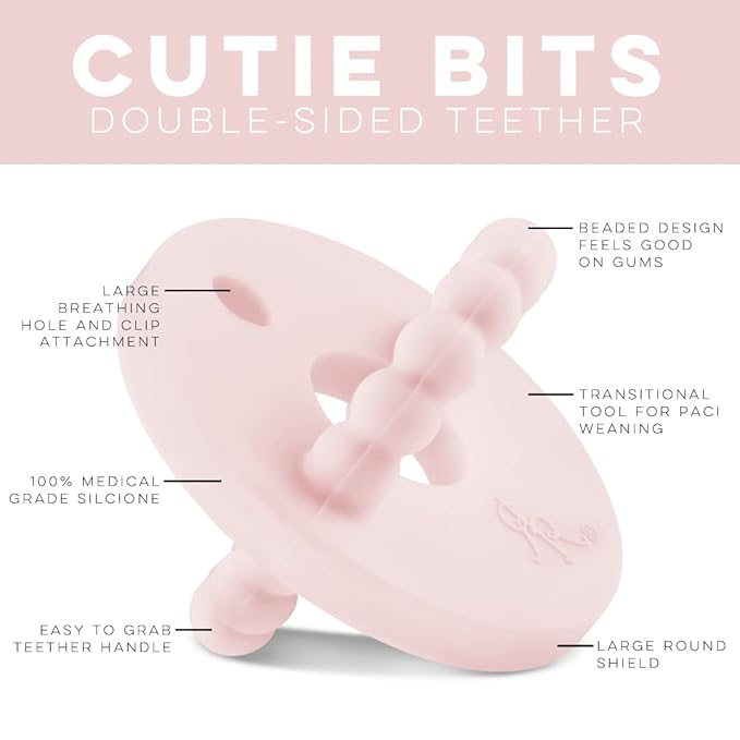 Ryan and Rose Cutie Bit Teether (Pink)