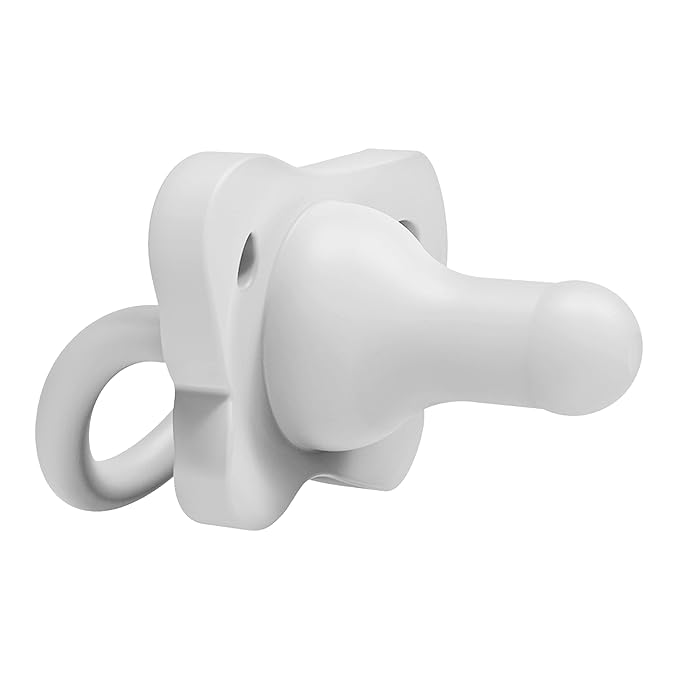 Dr. Brown's HappyPaci 100% Silicone Baby Pacifier, Contoured One-Piece Design 0-6m, BPA-Free, 3 Pack