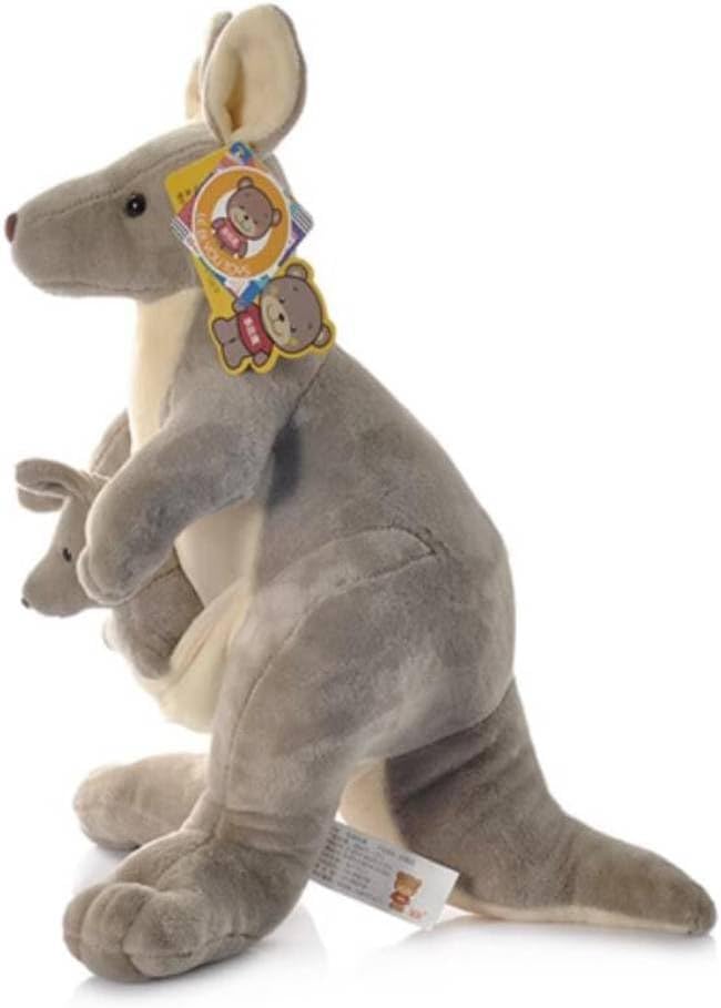 10 Inch Mum and Baby kangaroo plush toys Parent-child kangaroo