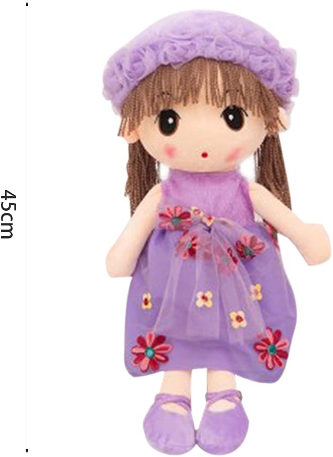 ikasus Soft Baby Doll with Clothes, Kawaii 17.7 Rag Doll