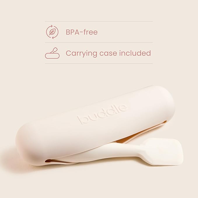Paddle Pal Baby Diaper Cream Spatula Silicone Applicator with Carrying Case, Smooth & Mess-Free Application, 1 Count