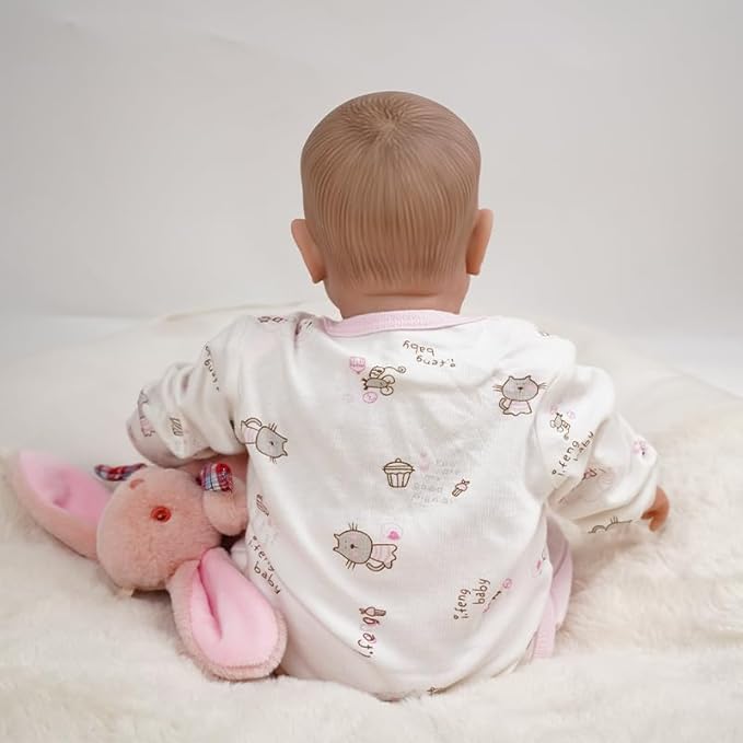 17-20 Inch Reborn Baby Dolls Clothes - Newborn Baby Doll Matching Outfit Accessories Gift Set