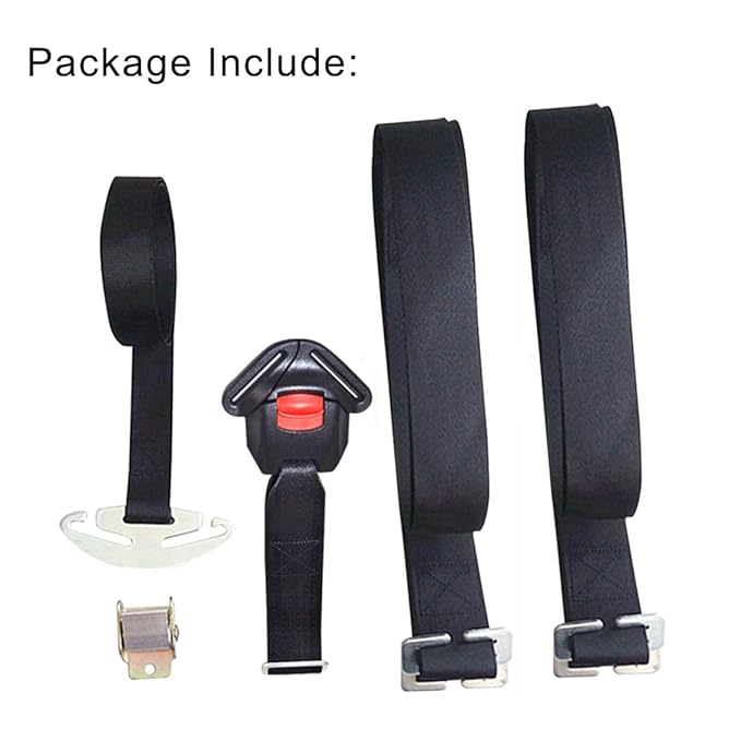 Universal Baby Highchair Stroller Pushchair 5pt 5 Point Harness with Locking Buckle Adjustable Straps