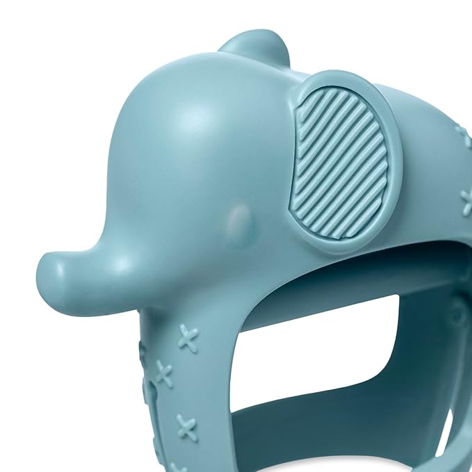 Itzy Ritzy Bitzy Grip Hand Teether - Silicone Teether for Babies 3 Months