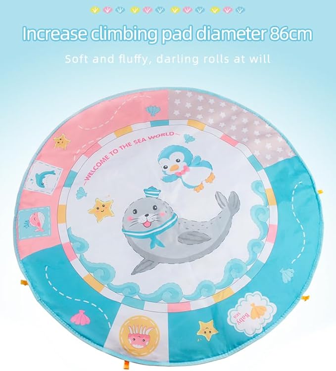 Toddler Baby Play Gym Mat Tummy Time Activity Mat Baby