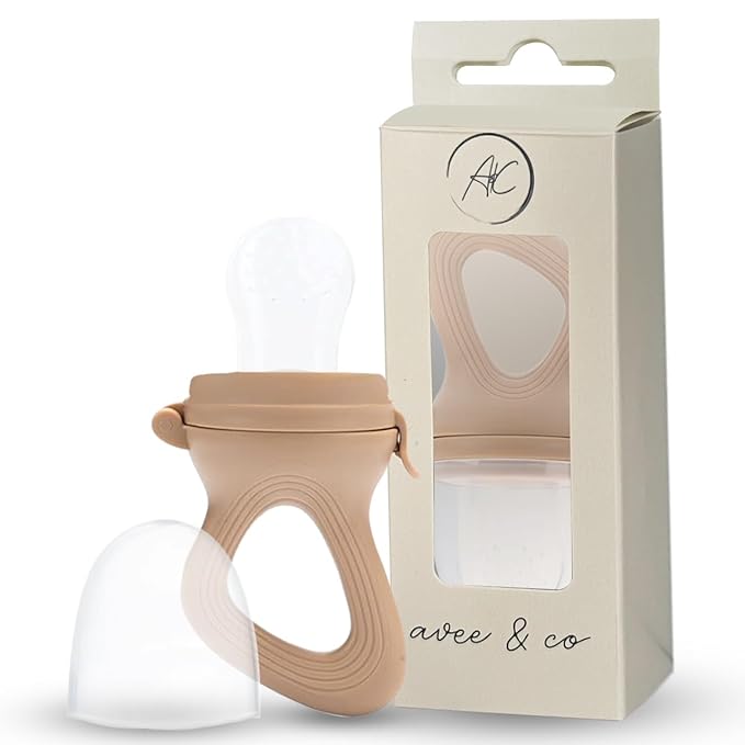 Avee & Co Silicone Teething Pacifier and Fresh Fruit Feeder, Baby Pacifier for Teething