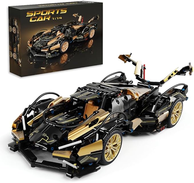 Mesiondy Sports Car Building Blocks Toys Boys or Adults Kits,1:14 MOC Building Set Raceing Car Model,Cars for Boys Age 12-16 8-14