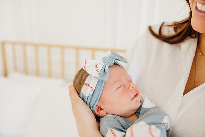 Copper Pearl Baby Bows: Stylish Headbands for Baby Girls, Premium Soft and Stretchy Baby Headbands