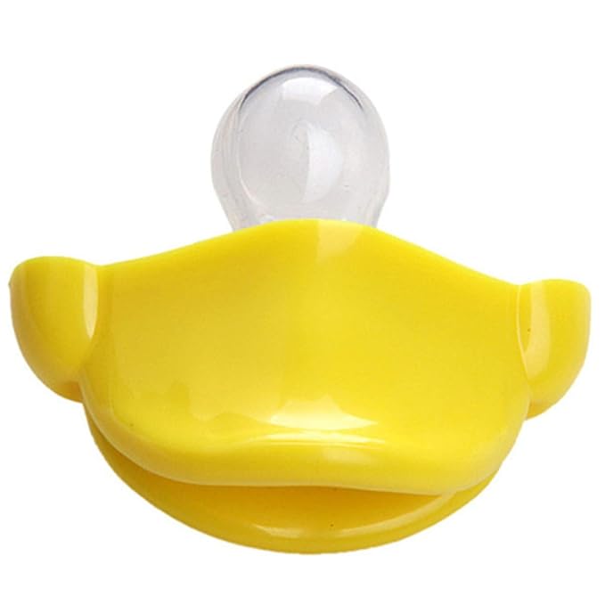 LAIMALA® Cute Duck Baby Pacifier Novelty Toddler Nipple Funny Soothers