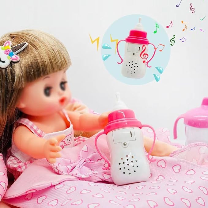 Sound Baby Doll Accessories Toys Baby Doll Magic Bottles 3 4 5 6 10-14" Doll))
