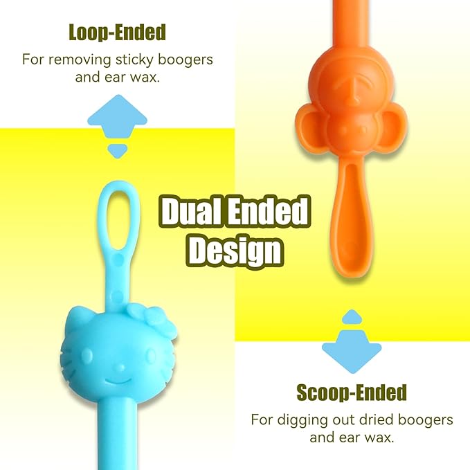 Baby Booger Tool, Dual-Ended Baby Nose and Ear Cleaner Earwax