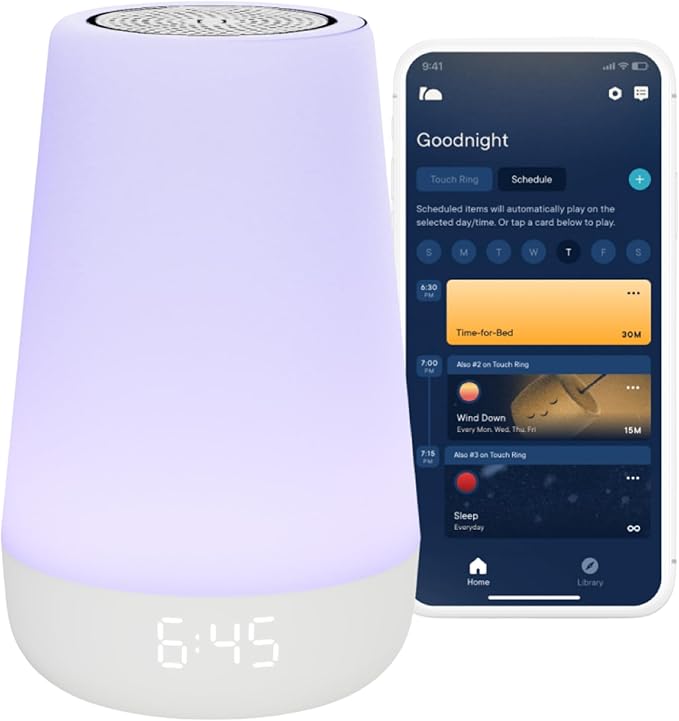 Hatch Rest Baby Sound Machine, Night Light | 2nd Gen | Registry Essential, Sleep Trainer, Routine Builder, Time-to-Rise Alarm Clock, White Noise Soother, Nursery Stories, Toddler Kids Bedroom (Wi-Fi)
