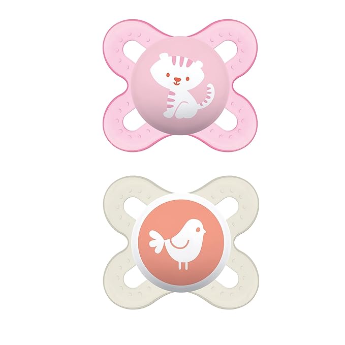 MAM Original Start Newborn Baby Pacifier, Best Pacifier for Breastfed Babies 0-3 Months 2 Count 1)