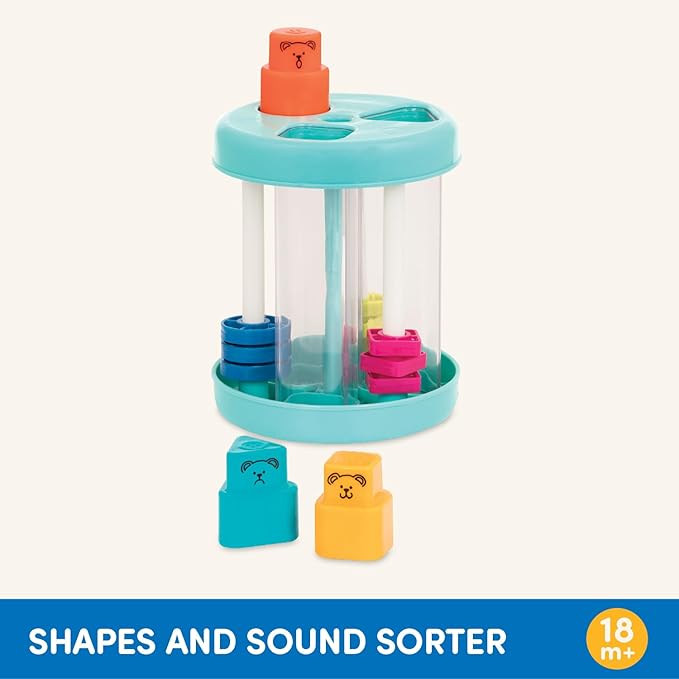 Battat – Shape Sorter 3 Shapes 18 Months