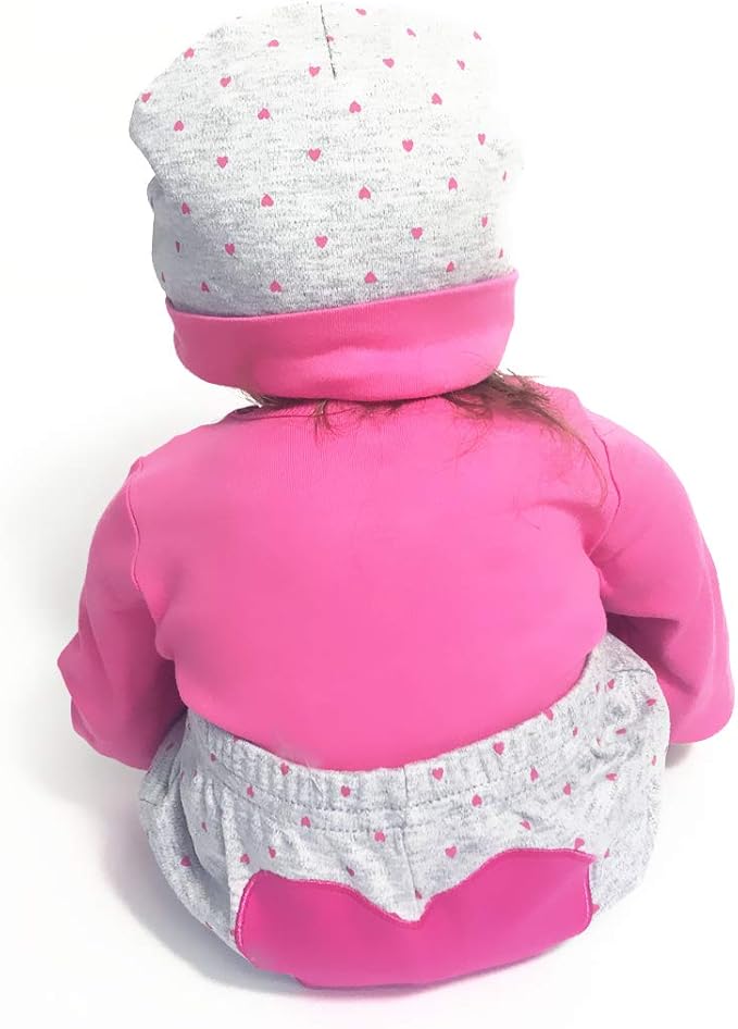 Reborn Doll Girl Clothes 20-22 Inches Newborn Baby Girl 4