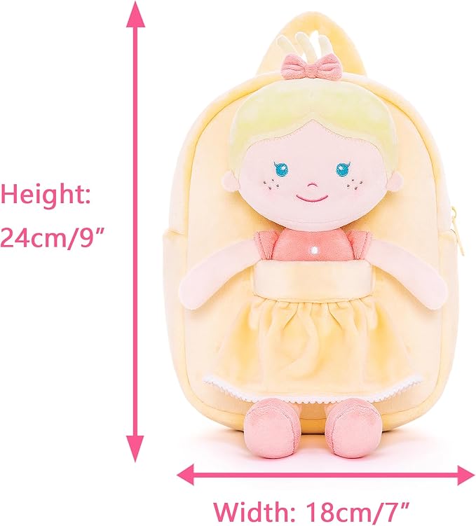 Onetoo First Baby Doll Plush Rag Doll Soft Baby Doll 9.5"