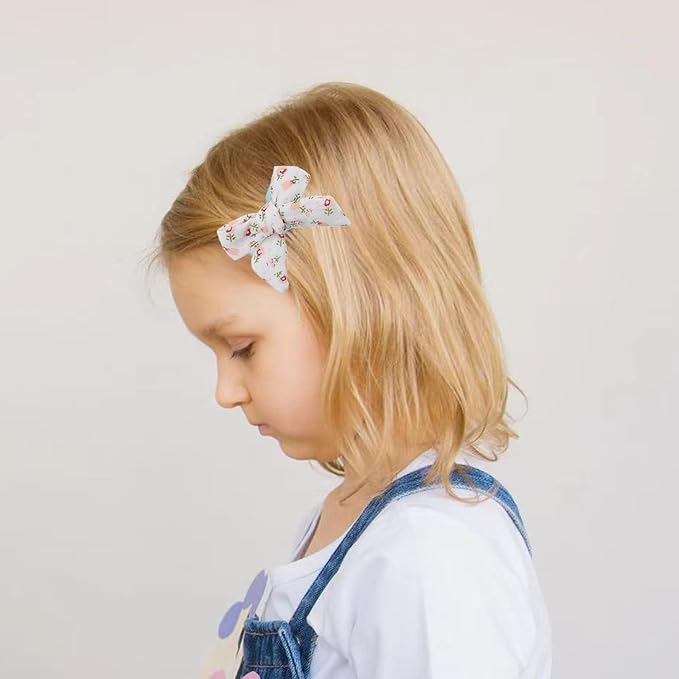 Baby Hair Clips Flower Patterns Toddler Hair Bows Clips Hair