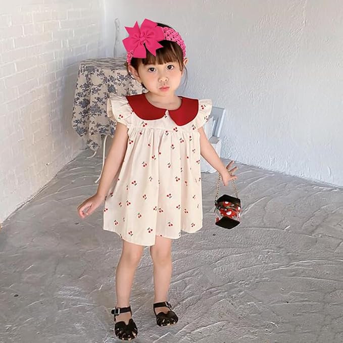 20PCS Baby Girl Bow Headbands,Turban Bows Headbands