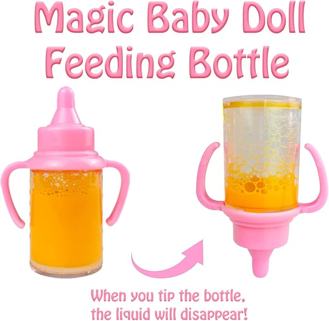 BNUZEIYI Baby Doll Accessories -Baby Doll Feeding and Caring Set 14-16 Inch 18 Inch