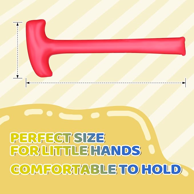 ELEMARA Golf Toy for Inflatable Bounce House, with 2 Inflatable Golf Club and 4 Bobo Balls
