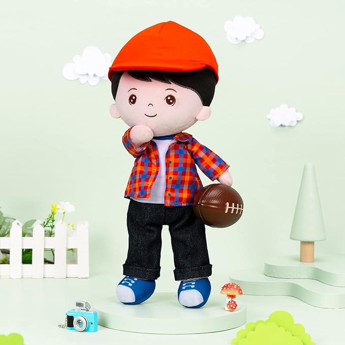 OUOZZZ Soft Baby Doll for Boys Girls - My First 15"