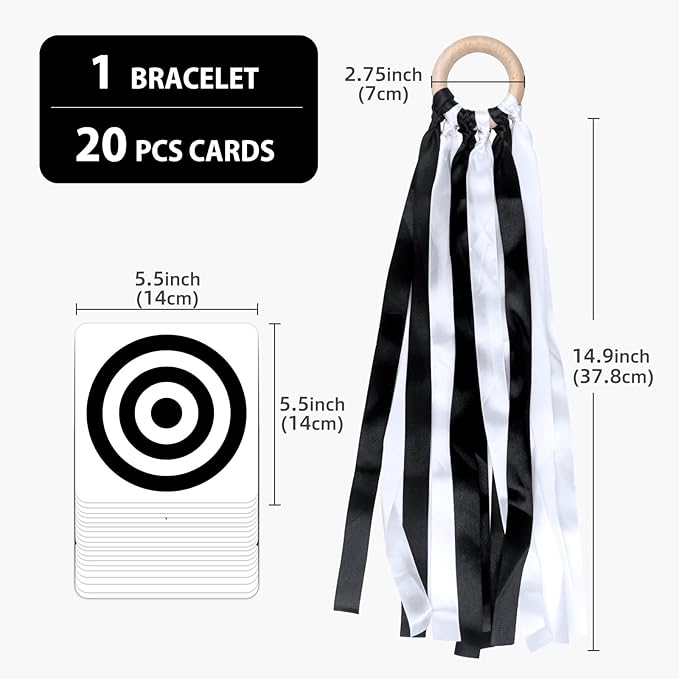 Baby Flash Cards Black and White Cards for 0-3 Months, High Contrast Baby Toys for Newborn