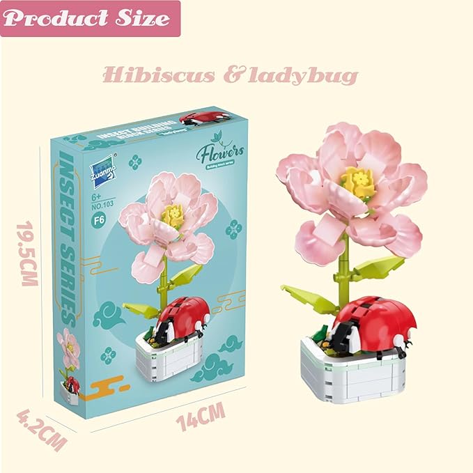 Flower Building Bouquet Set, Flower Building Toys