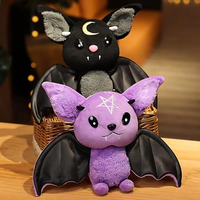 NatureMan Bat Plush Stuffed Animal Toy, Soft Huggable Doll for Kids 11.8inch)