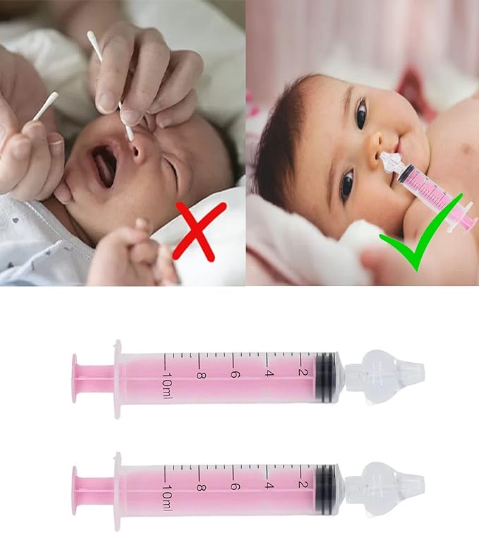 10ml Baby Nasal Syringe Irrigator Portable Infant 2pcs??