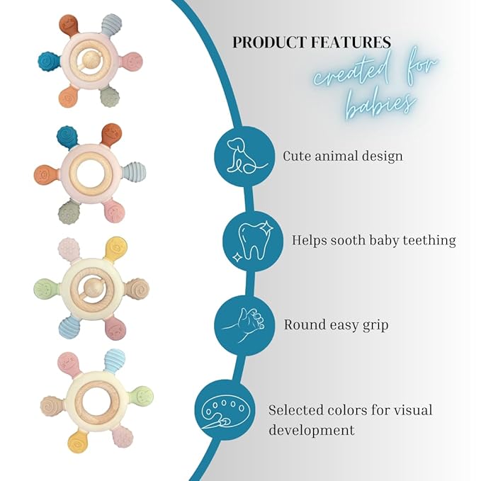 Beechwood Ring Teether (Bold)