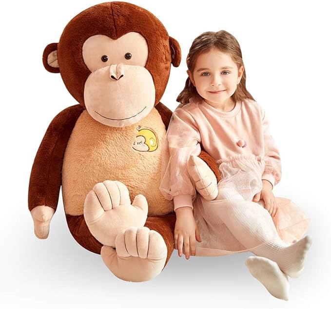 IKASA Large Monkey Stuffed Animal Plush Monkey Toy for Children 30 inches)