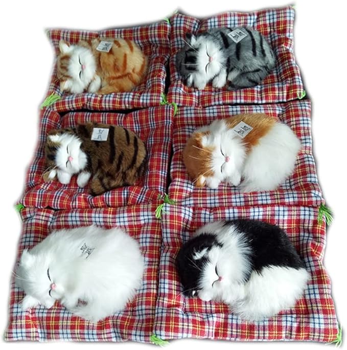 Simulation Lovely Cat Make Sounds Doll Cute Sleeping Plush Cats