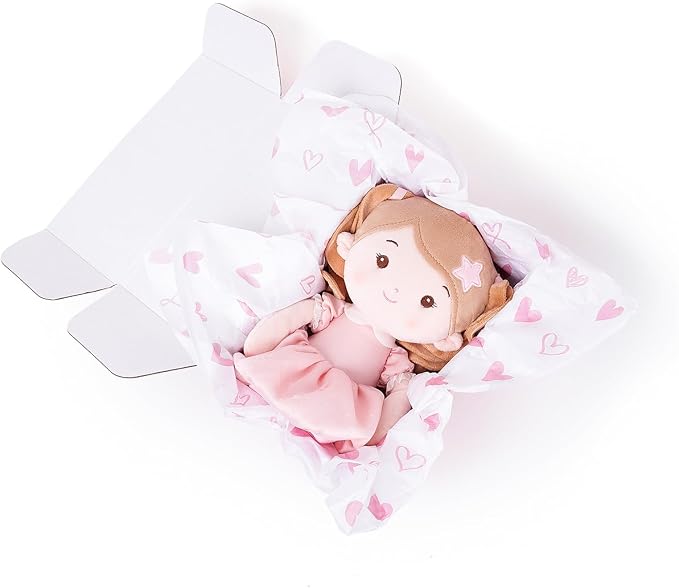 Soft Baby Doll Toys (12''), My First Baby Rag Doll for 1 Year-Old Girl Birthday Gift