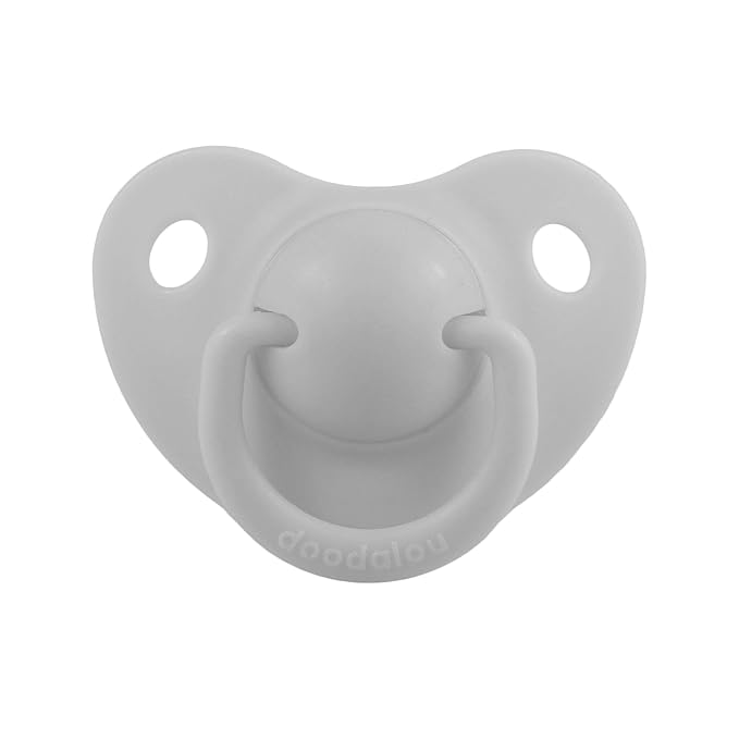 Furry Friend Pacifier Plush Toy - Ultra Soft Cuddly 100% Polyester with Medical Grade Silicone Pacifier (Color Varies), Machine Washable