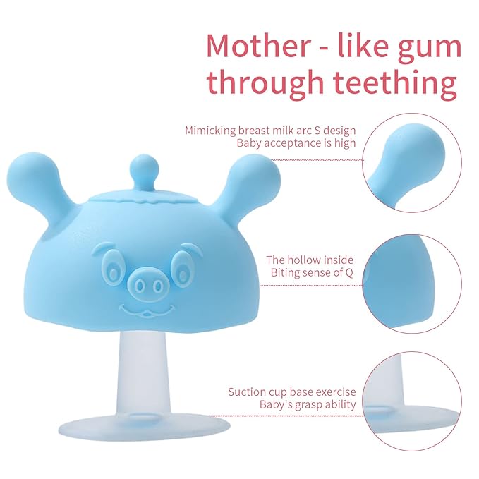 Baby Teething Toy, Teething Relief Pacifier