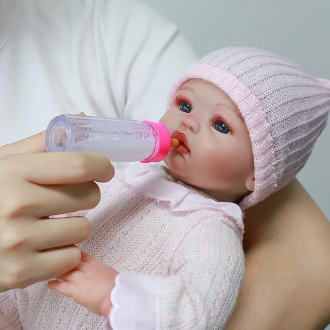 Magic Juice and Milk Nursing Bottle with Pacifier for Baby 3 Piece 4+ (Pink)