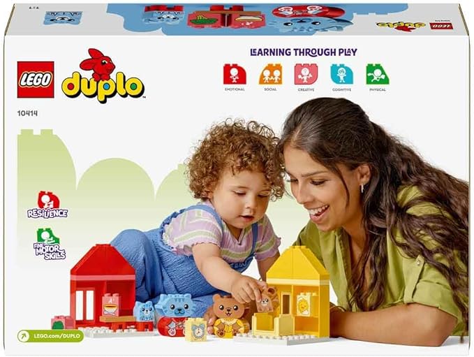 LEGO My First Duplo Daily Routines: Eating and Sleeping, Social Development Emotions Game 4 Animal 1.5 Years 10414