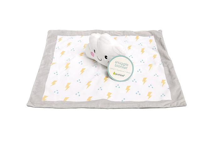 Pearhead Cloud Security Blanket, Soft Baby Lovey for Babies