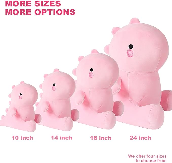 Ditucu Cute Dinosaur Stuffed Animals Toys Plush Dolls Soft Dino 10 inch