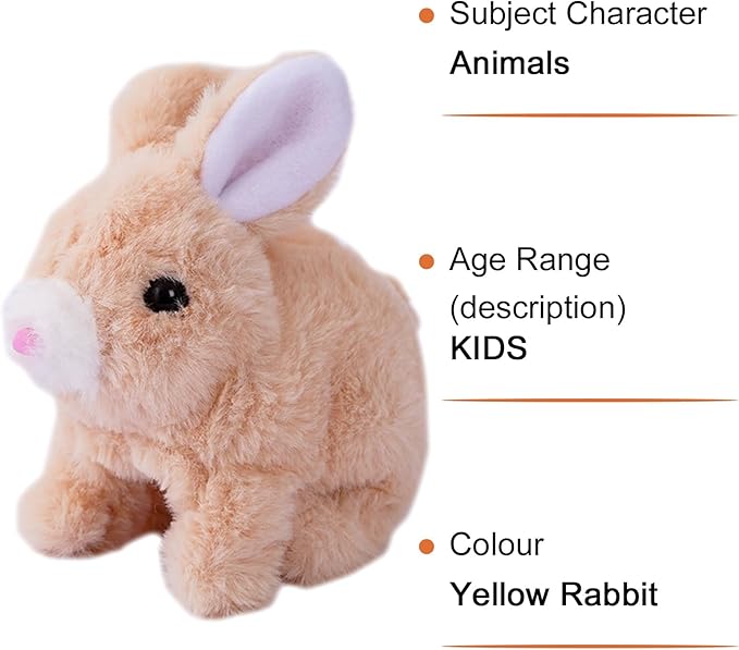 Hopping Bunny Toys for Kids Interactive Toys Bunny Plush Toy 7in)